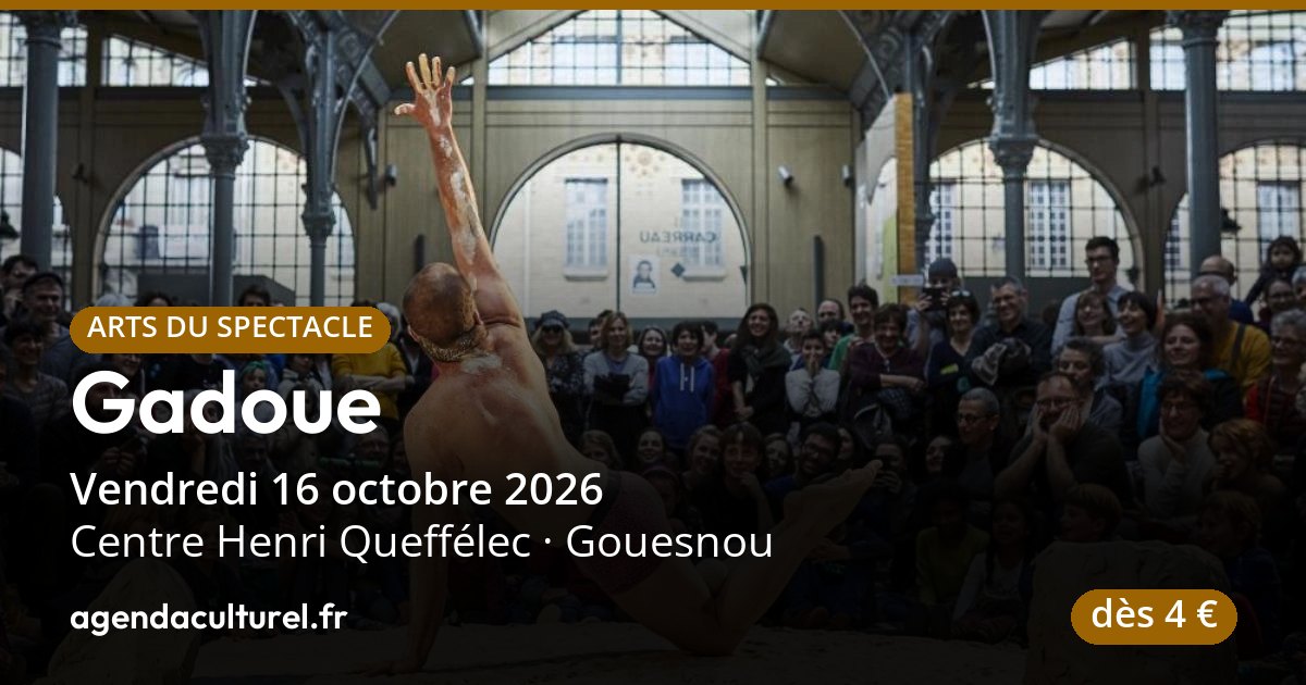 Spectacle de cirque Gadoue à Gouesnou le 16 octobre 2026