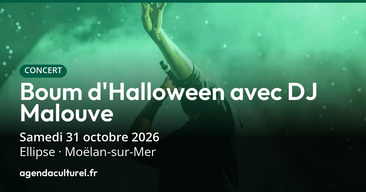 Boum d'Halloween à Moëlan-sur-Mer le 31 octobre 2026