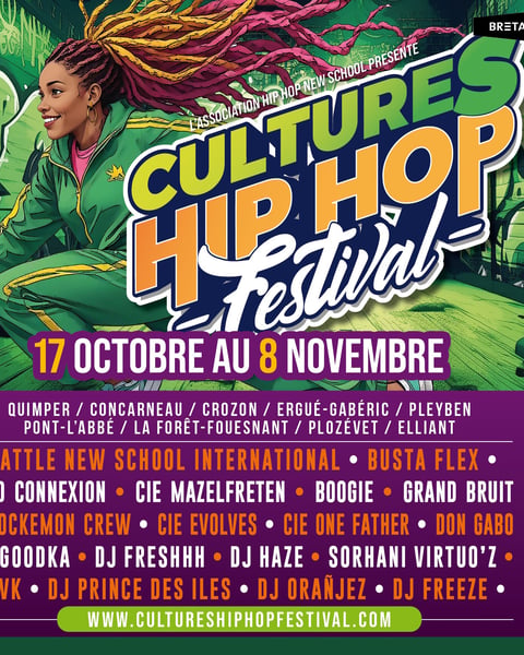 Cultures Hip Hop Festival 2025 affiche