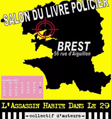 Salon du Livre Policier de Brest 2025 affiche