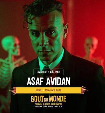 Asaf Avidan au festival du Bout du Monde 2026