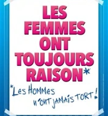 Les femmes ont toujours raison, les hommes n'ont jamais tort