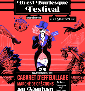 Brest Burlesque Festival 2026 affiche