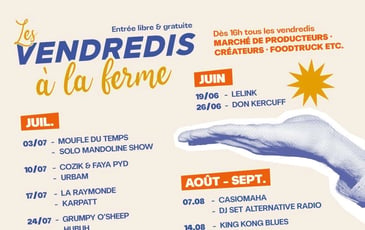 Les Vendredis à la Ferme : Moufle du Temps + Solo Mandoline Show