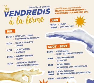 Festival Les Vendredis à la Ferme