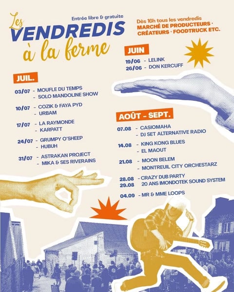 Festival Les Vendredis à la Ferme