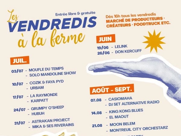 Festival Les Vendredis à la Ferme