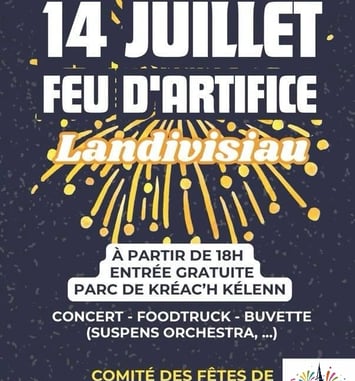 Concert et feu d'articfice pour la Fête Nationale