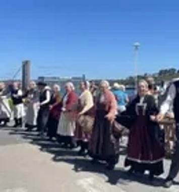 Le Cercle Celtique de Crozon aux Voiles de Camaret