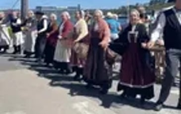 Le Cercle Celtique de Crozon aux Voiles de Camaret