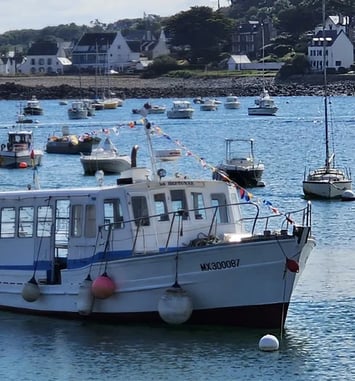 Balades en mer sur la Bretonne, ancienne vedette à passagers de l'île de Batz