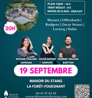 Soirée musicale - chant lyrique et harpe