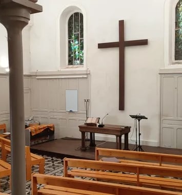 Visite guidée, Le temple protestant