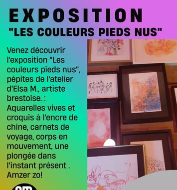 Exposition Les couleurs pieds nus
