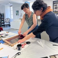 Images hybrides, atelier artistique