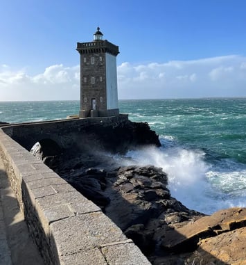 Visite du phare de Kermorvan