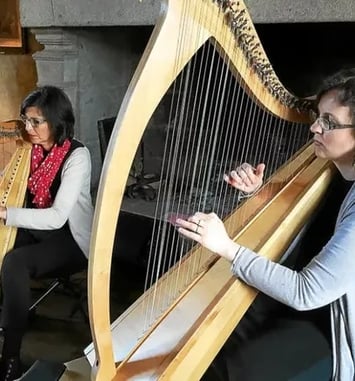Concert de harpes celtiques par Roz Avel