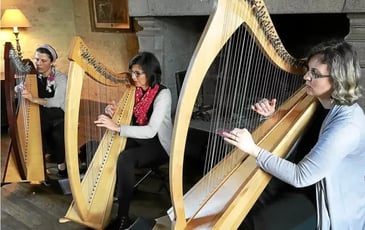 Concert de harpes celtiques par Roz Avel