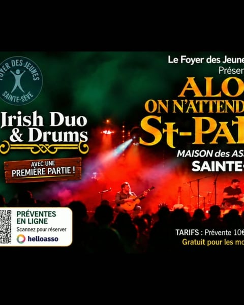Alors, on n'attend pas la Saint-Patrick