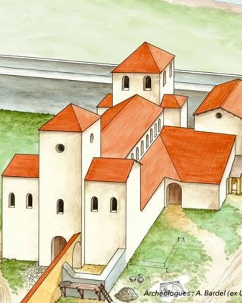 Des tours à l'abbaye