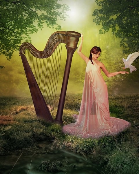 Concert de harpe celtique ancienne
