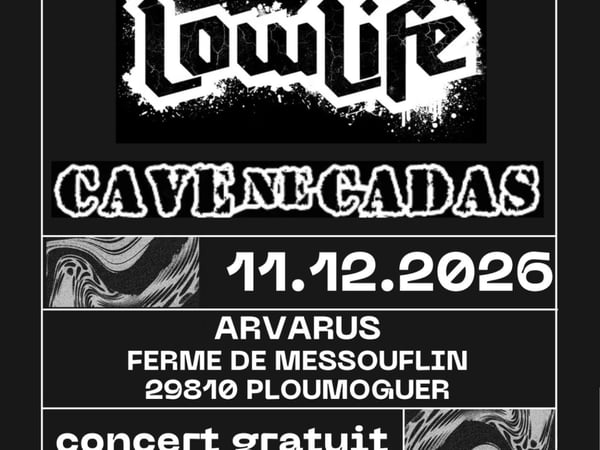 Concert Lowlife + Cave Ne Cadas