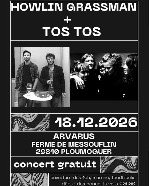 Concert Howlin'Grassman + TosTos