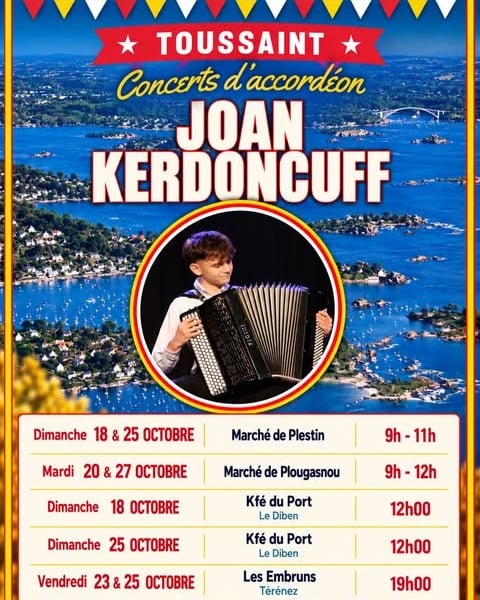 Concert d'accordéon - Joan Kerdoncuff